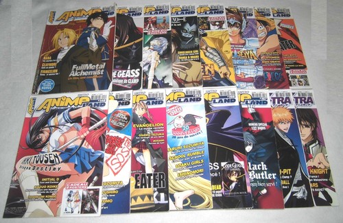 Lot magazines anime land - anime,